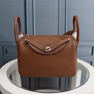 Hermes Lindy Bag in brown