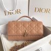 Lady Dior Top Handle Bag in beige