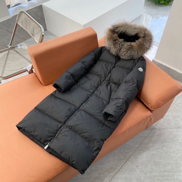 Moncler Winter Jacket: Trendy Hooded Long Down Coat