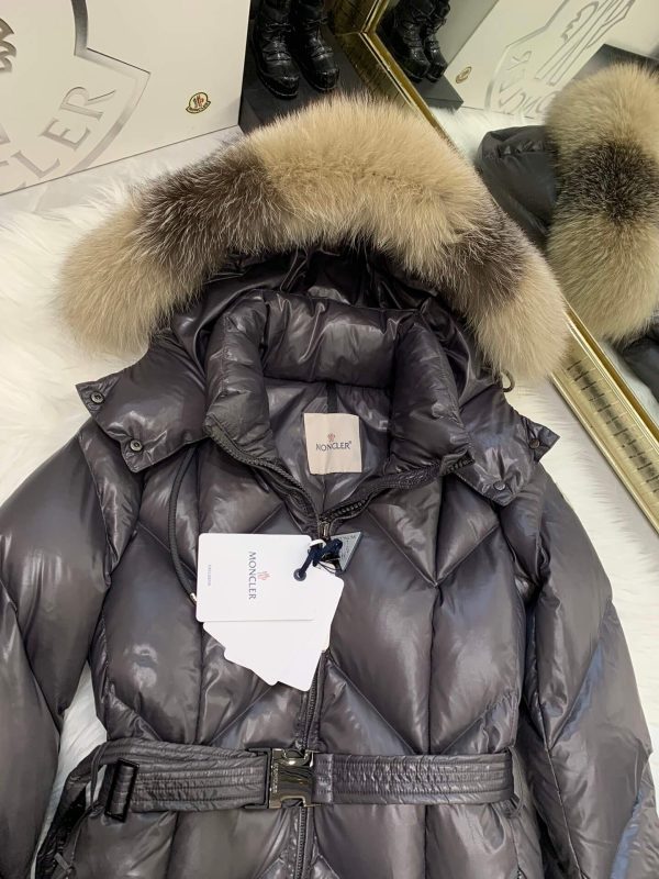 Where to Buy Moncler Knee-Length Women's Down Jacket