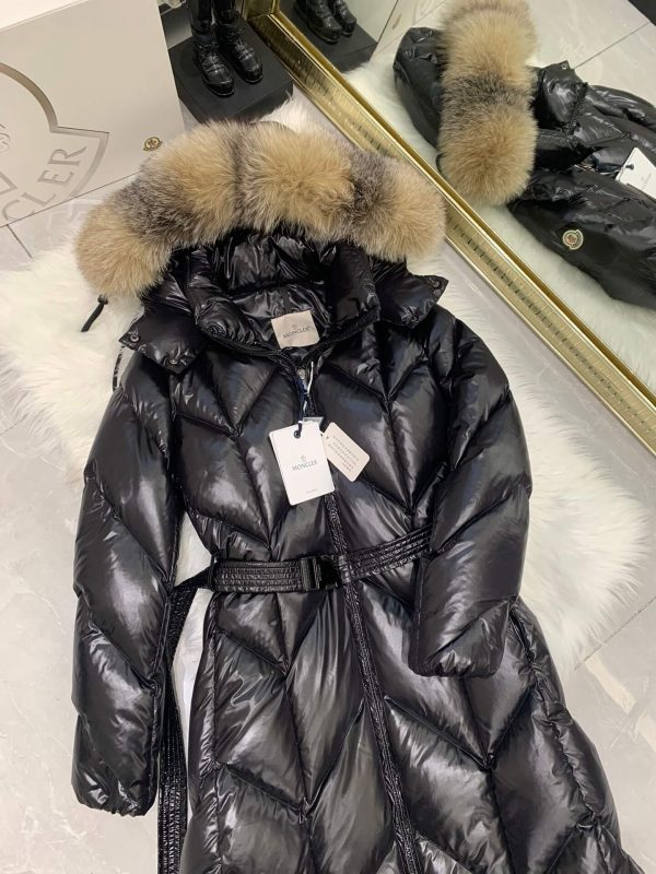 Moncler Knee-Length Down Coat Styling Tips