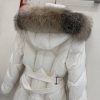 Moncler Knee-Length Coat with Belt for Ladies