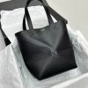 Loewe Puzzle Fold Bag in Black