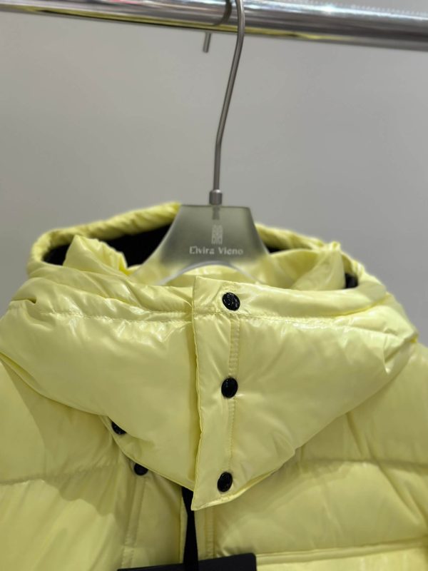 Moncler Puffer Jacket in Vibrant Yellow
