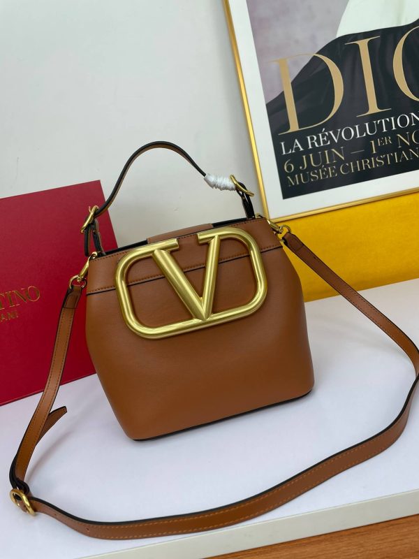 Valentino Garavani SuperVee Handbag in Brown